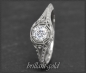 Preview: Jugendstil Design Diamant Ring 0,42ct, 585 Gold